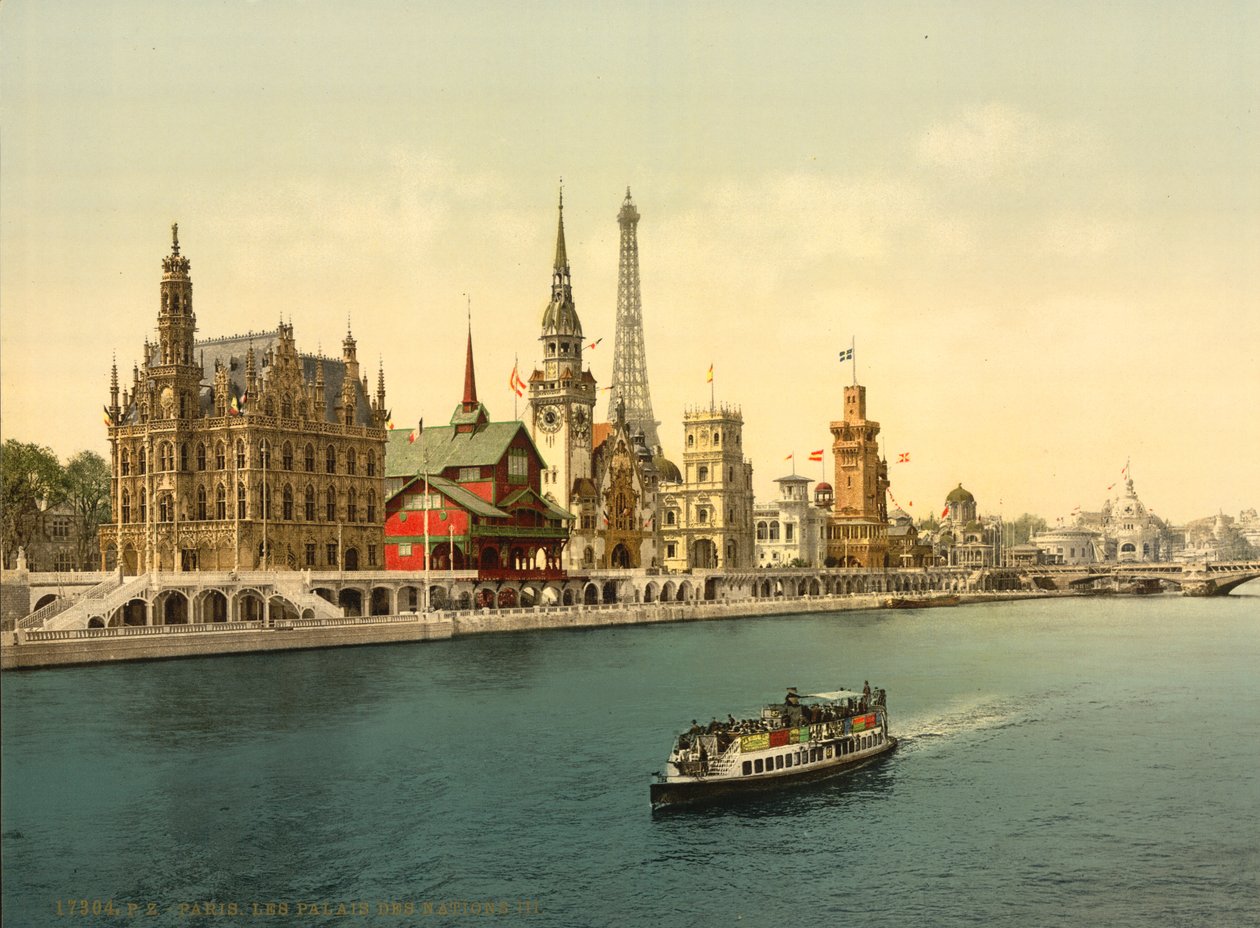 معرض الكون لعام 1900 ، باريس ، c.1890-1900 بواسطة شركة ديترويت للنشر