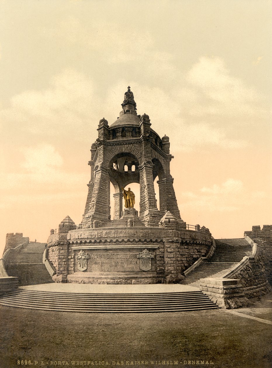 نصب قيصر فيلهلم ، ويستفاليا ، ألمانيا ، c.1900 بواسطة شركة ديترويت للنشر