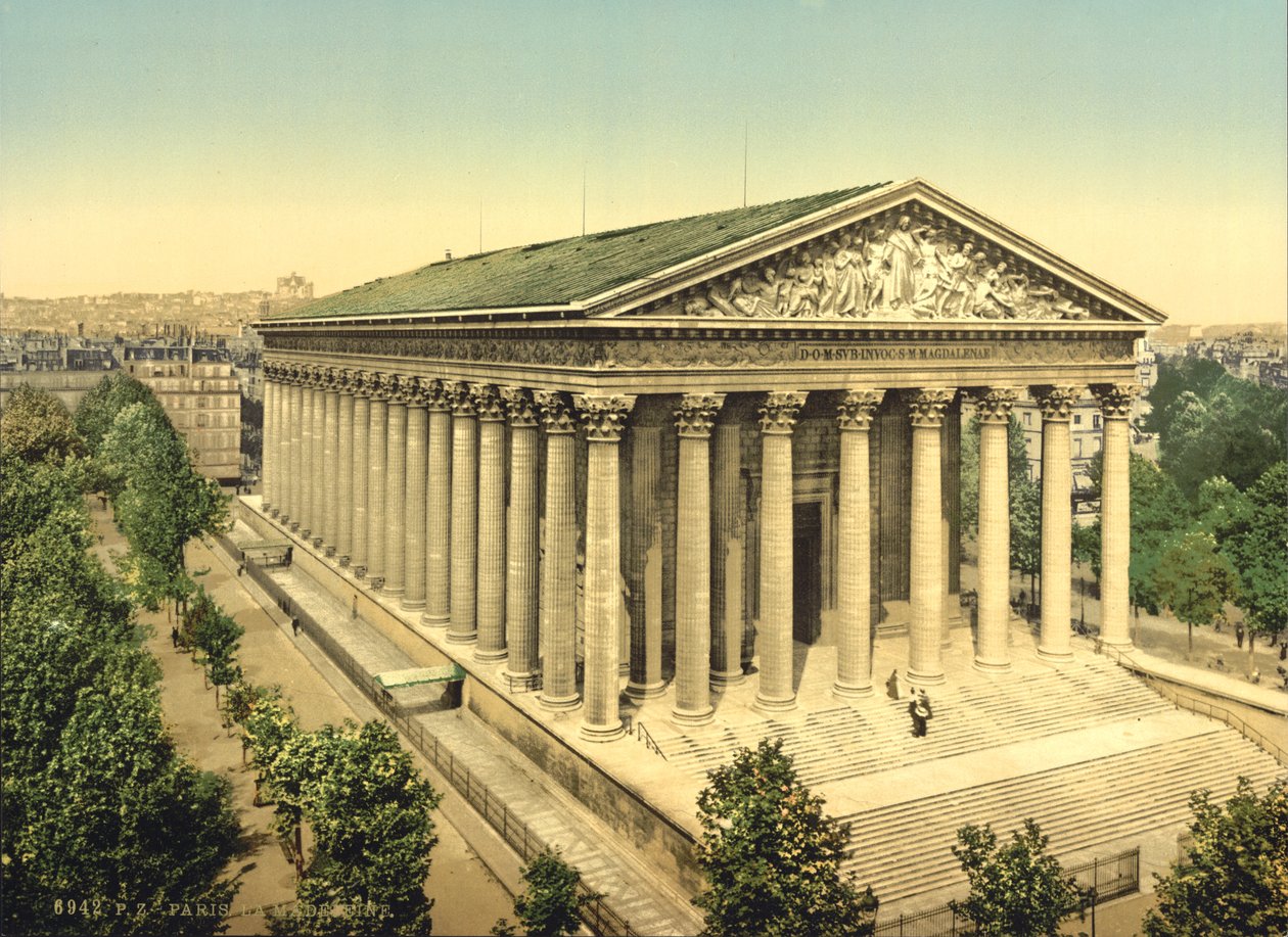 مادلين ، باريس ، c.1890-1900 بواسطة شركة ديترويت للنشر