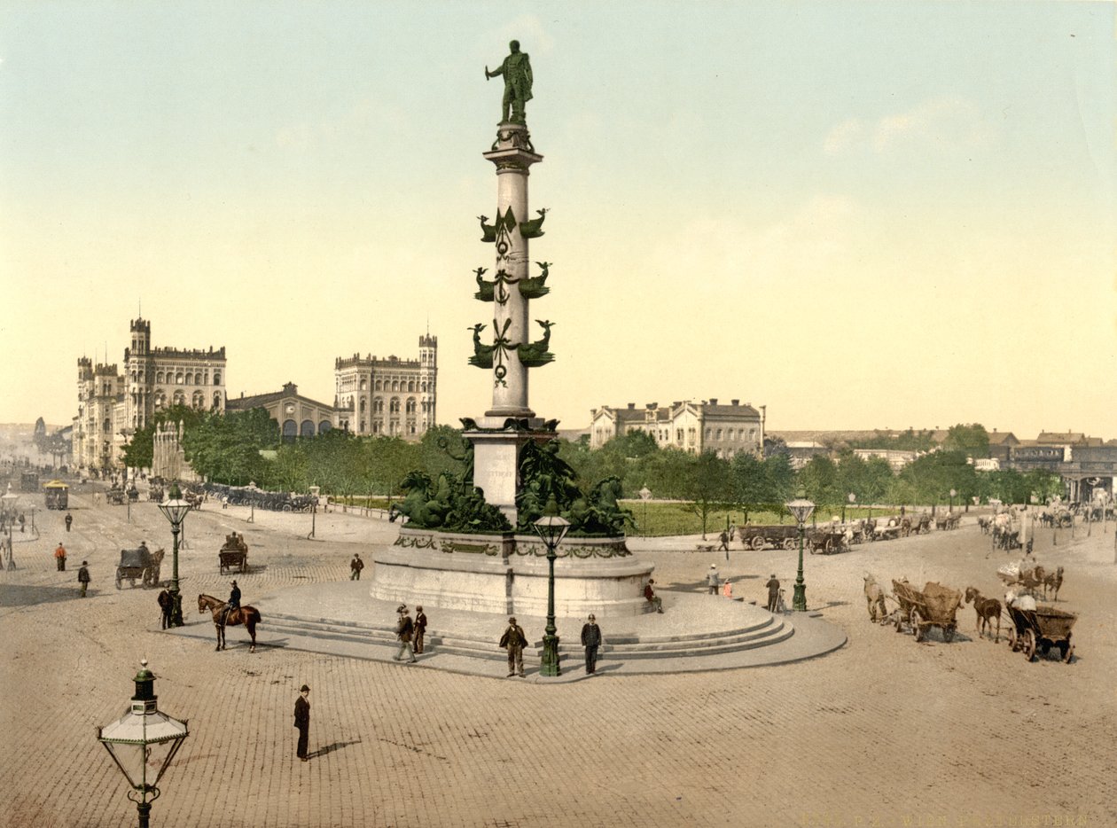 The Praterstern ، فيينا ، المجر النمساوية ، c.1900 بواسطة شركة ديترويت للنشر