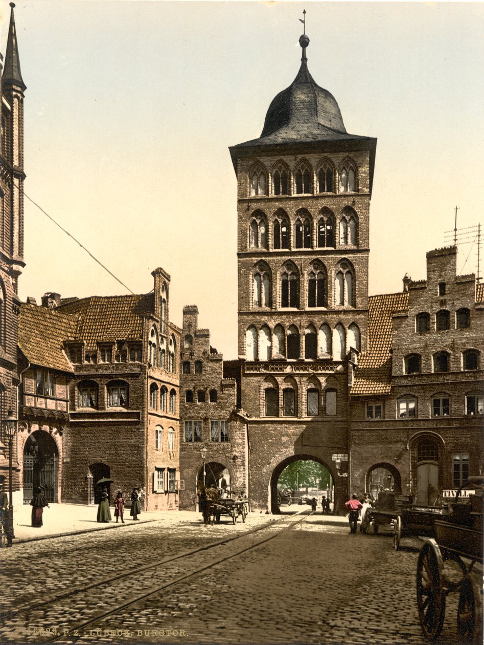 قوس القوس ، لوبيك ، ألمانيا ، c.1900 بواسطة شركة ديترويت للنشر