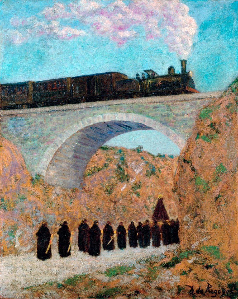 الجمعة العظيمة في قشتالة ، 1904 بواسطة Diario أو Dario de Regoyos y Valdes