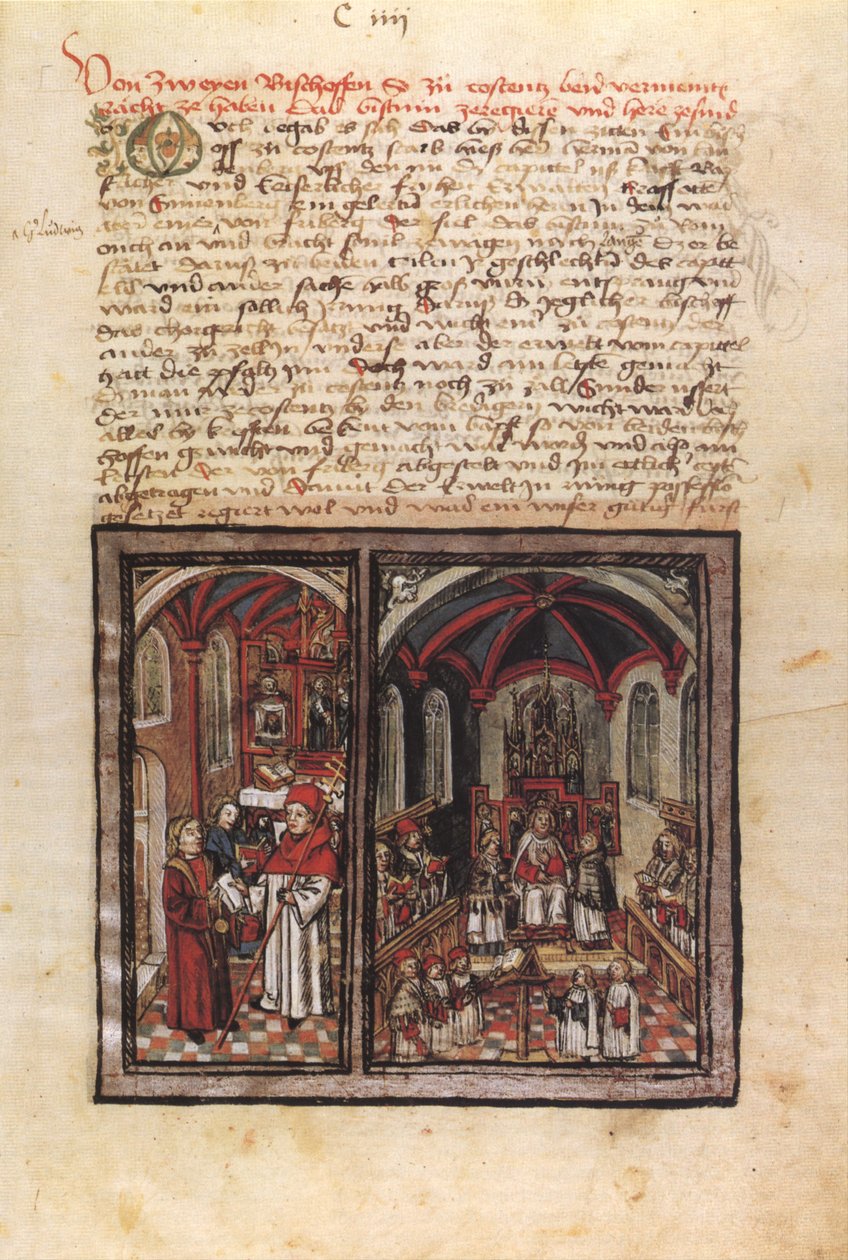 نزاع أسقف كونستانس من عام 1474 بواسطة ديبولد شيلينغ الأصغر