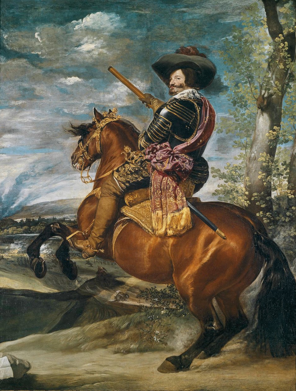 صورة الفروسية لدون غاسبار دي جوزمان (1587-1645) الكونت دوق أوليفاريس ، 1634 بواسطة دييجو فيلاسكيز