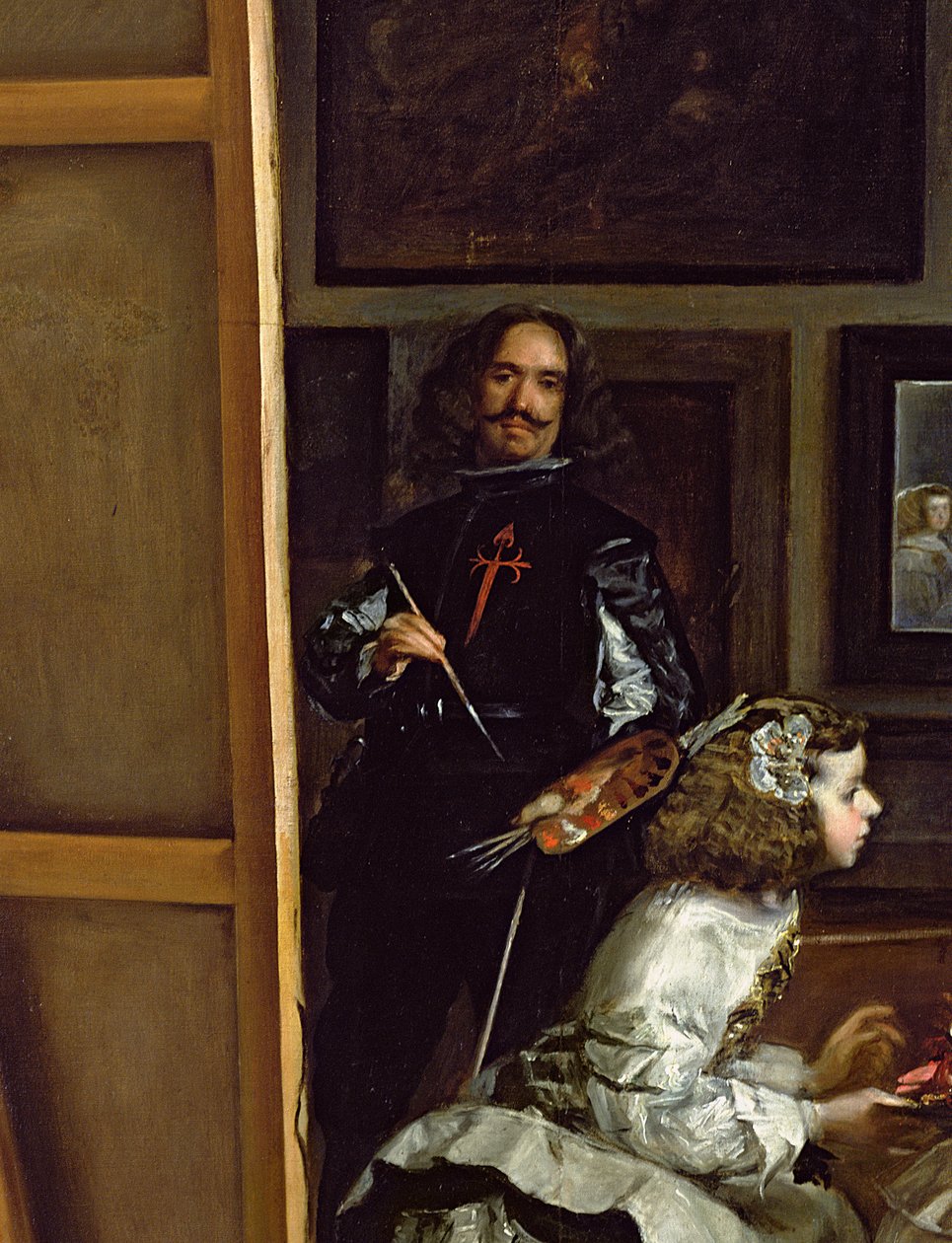 لاس مينيناس أو عائلة فيليب الرابع ، c.1656 (تفاصيل 405) بواسطة دييجو فيلاسكيز