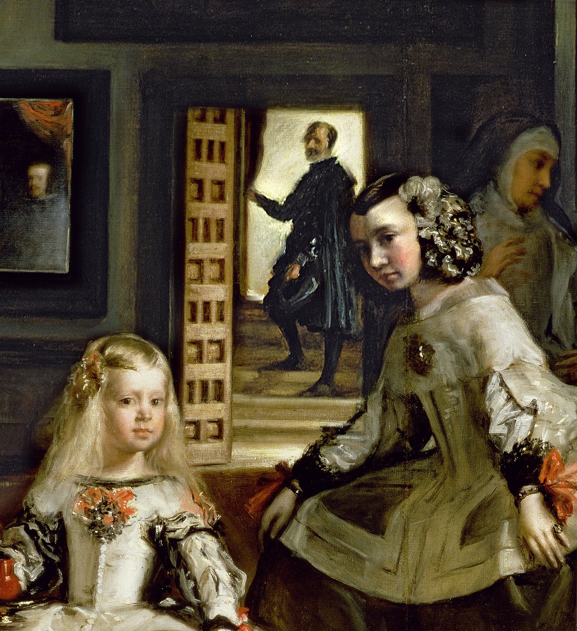 لاس مينيناس أو عائلة فيليب الرابع ، c.1656 (تفاصيل 405) بواسطة دييجو فيلاسكيز