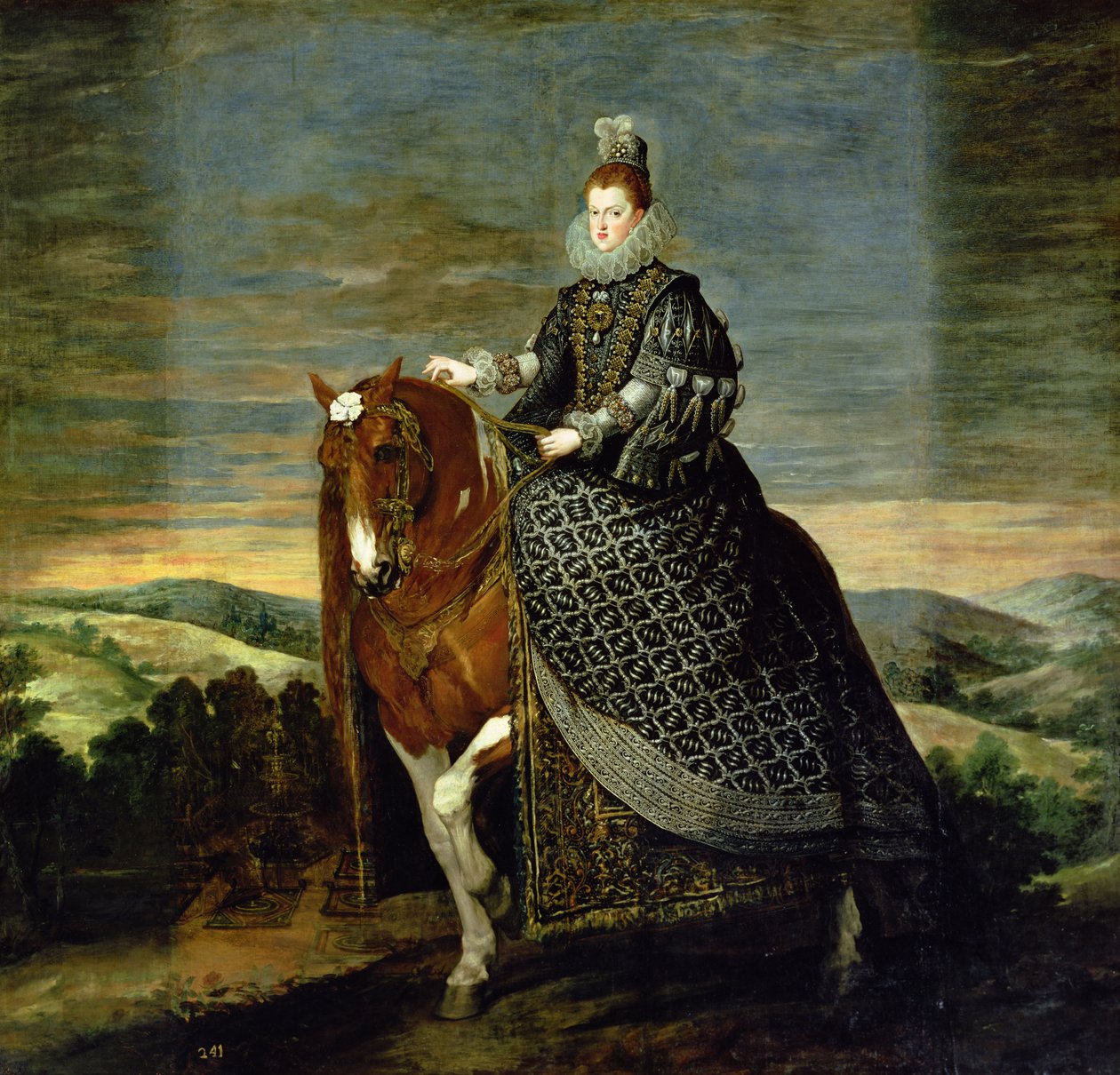 صورة الملكة مارجريت النمساوية (1584-1611) 1629-35 بواسطة دييجو فيلاسكيز