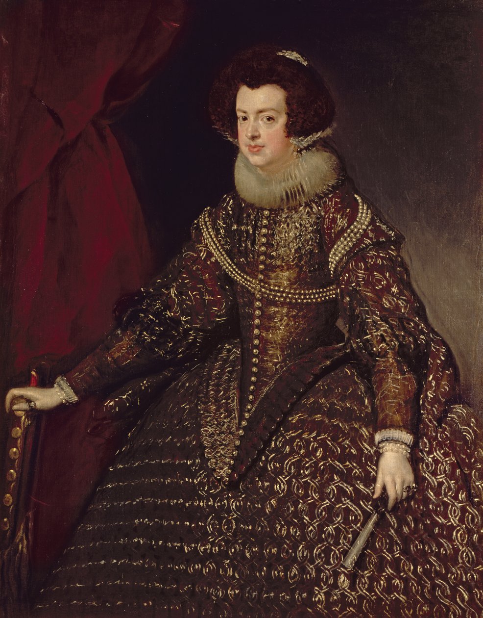 الملكة إيزابيلا من إسبانيا (1602-44) ، زوجة فيليب الرابع (1605-65) ، 1632 بواسطة دييجو فيلاسكيز