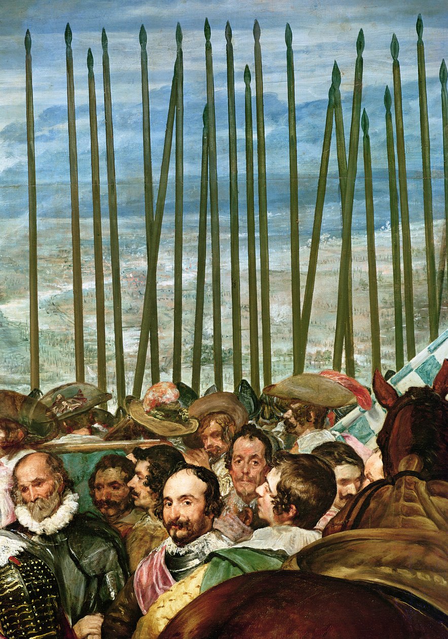 استسلام بريدا ، 1625 ، تفاصيل الجنود مع الرماح ، ج .1635 (انظر أيضًا 30730) بواسطة دييجو فيلاسكيز