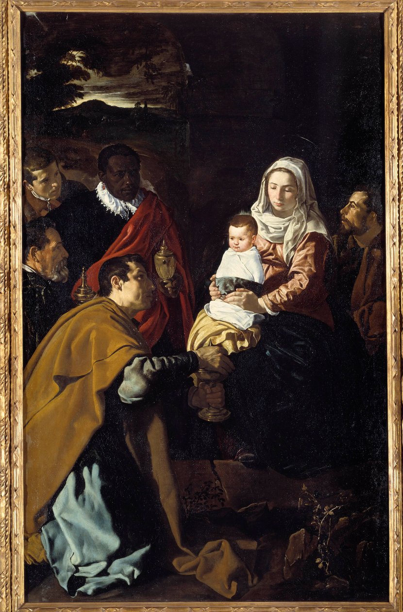 عبادة المجوس. لوحة دييغو رودريغيز دي سيلفا إي فيلاسكيز (1599-1660) بواسطة دييجو فيلاسكيز