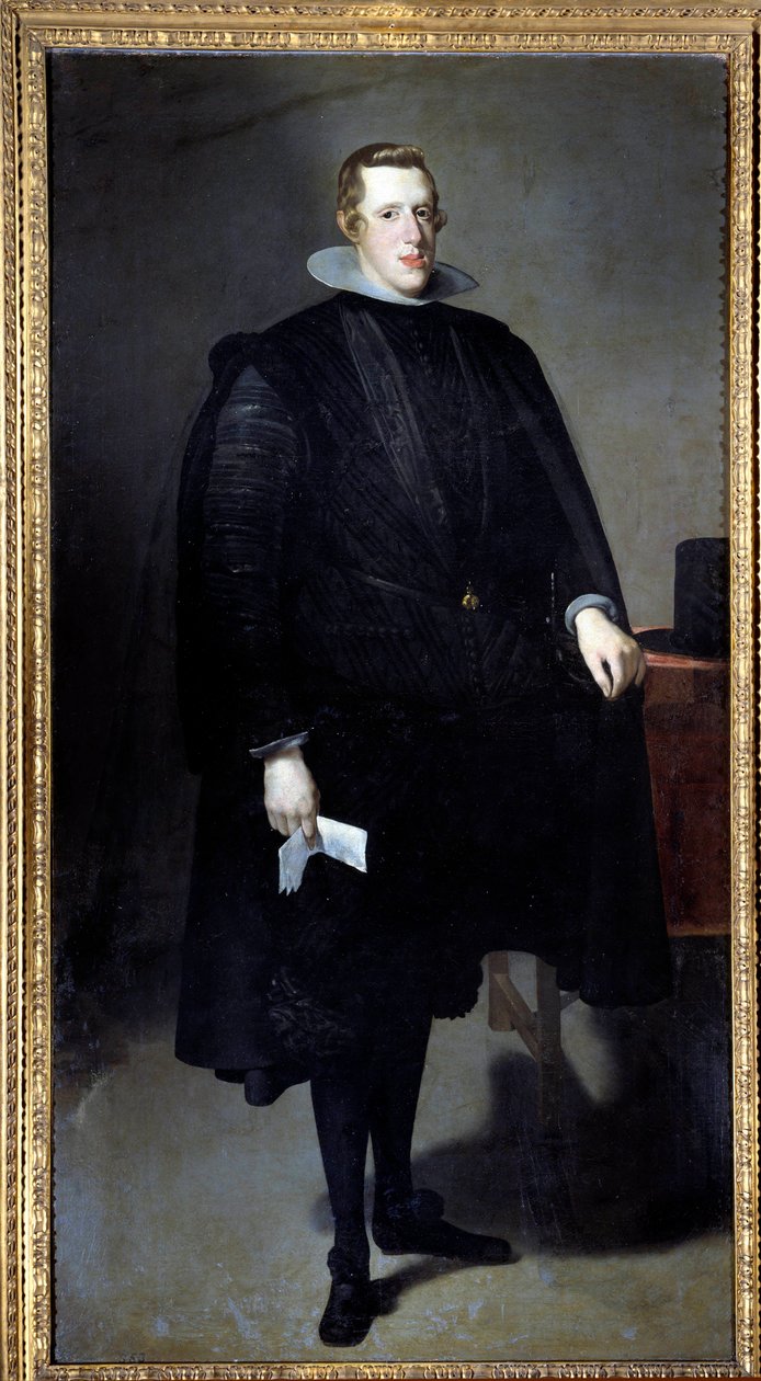 صورة في قدم فيليب الرابع (1605 - 1665). لوحة دييغو رودريغيز دي سيلفا إي فيلاسكيز (1599-1660) بواسطة دييجو فيلاسكيز