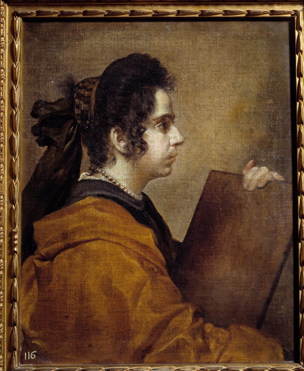 صورة لجوانا باتشيكو في العرافة. خوانا باتشيكو ، ابنة الرسام فرانسيسكو باتشيكو (1564-1654) وزوجة دييجو فيلاسكيز المستقبلية. لوحة دييغو رودريغيز دي سيلفا إي فيلاسكيز (1599-1660) بواسطة دييجو فيلاسكيز