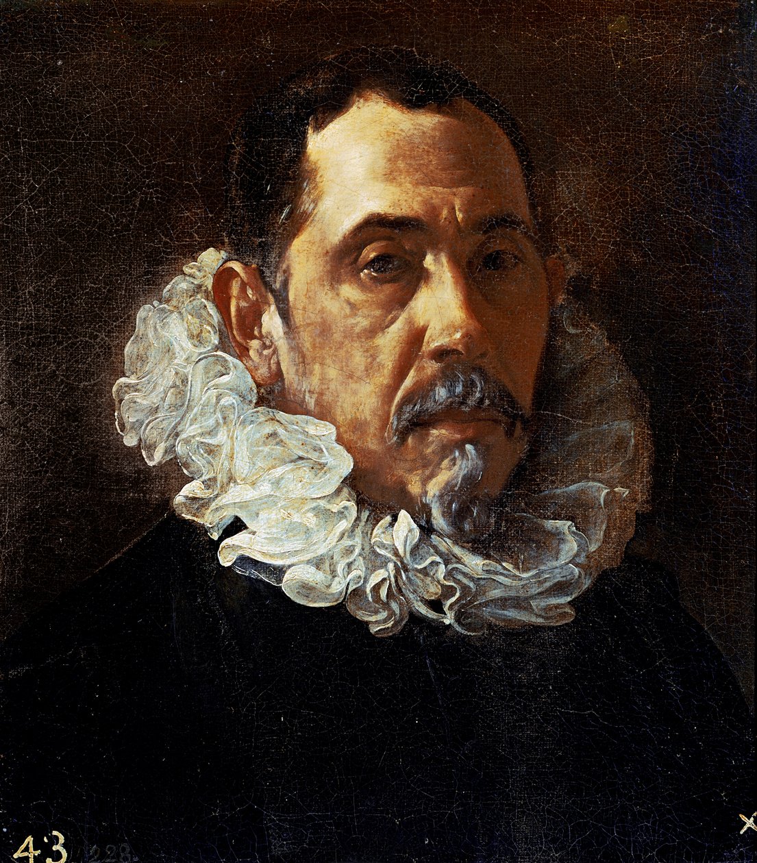 صورة لرجل (فرانسيسكو باتشيكو؟)، C.1620 (زيت على قماش) بواسطة دييغو رودريغيز دي سيلفا إي فيلاسكيز