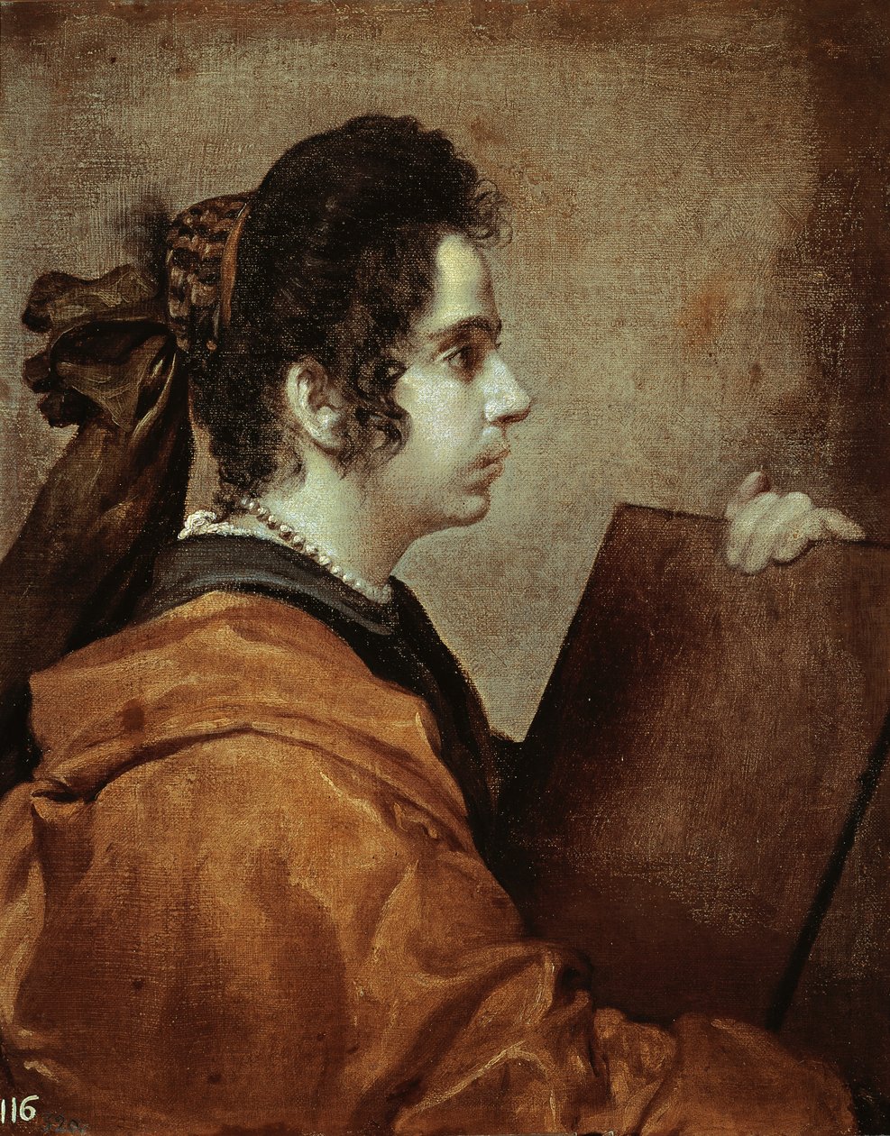 سيبيلا (خوانا باتشيكو)، ج.1632 (زيت على قماش) بواسطة دييغو رودريغيز دي سيلفا إي فيلاسكيز