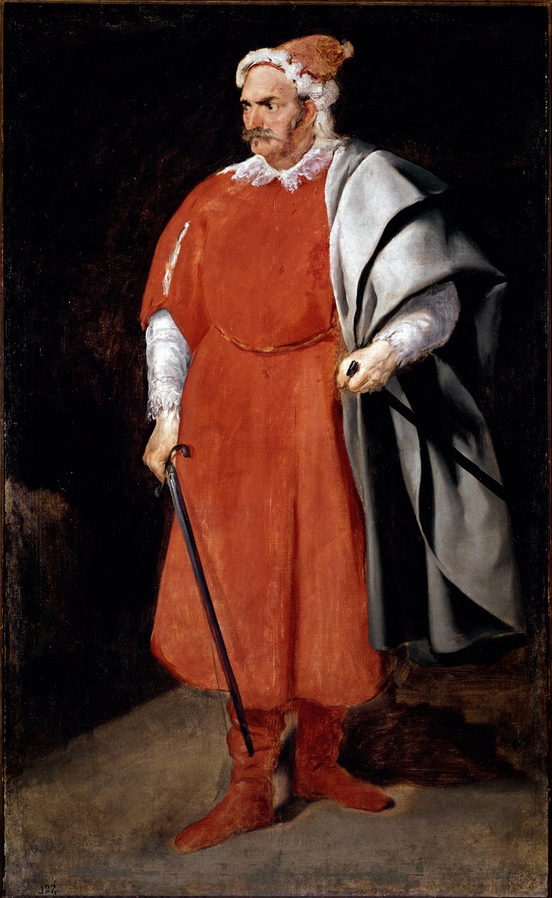 The Jester Barbarroja (زيت على قماش بواسطة دييجو فيلاسكيز