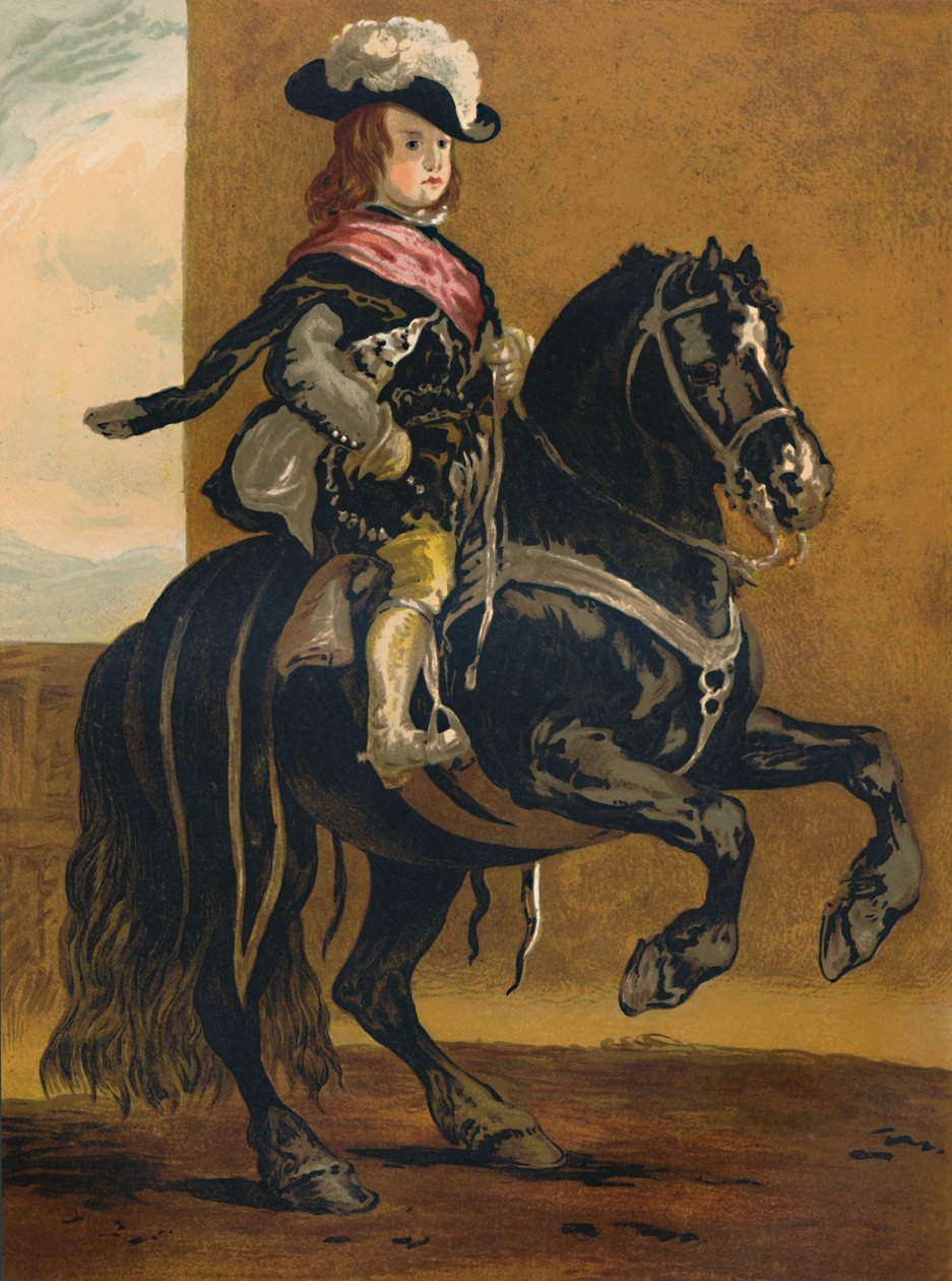 تلميذ من مدرسة La Haute Ecole - Don Balthazar ، Infante of Spain ، c1640 ، c1879. بواسطة دييجو فيلاسكيز