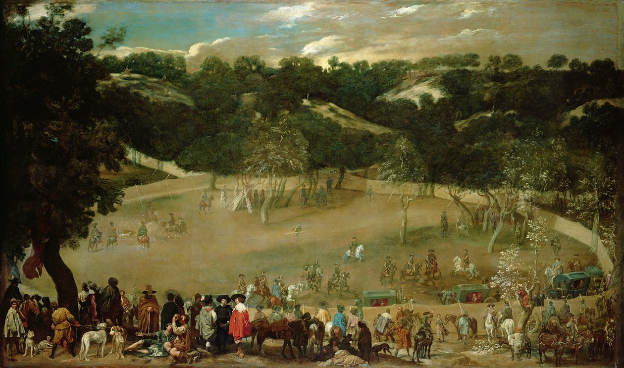 فيليب الرابع الصيد الخنزير البري (La Tela Real) ، c.1632-7 بواسطة دييجو فيلاسكيز
