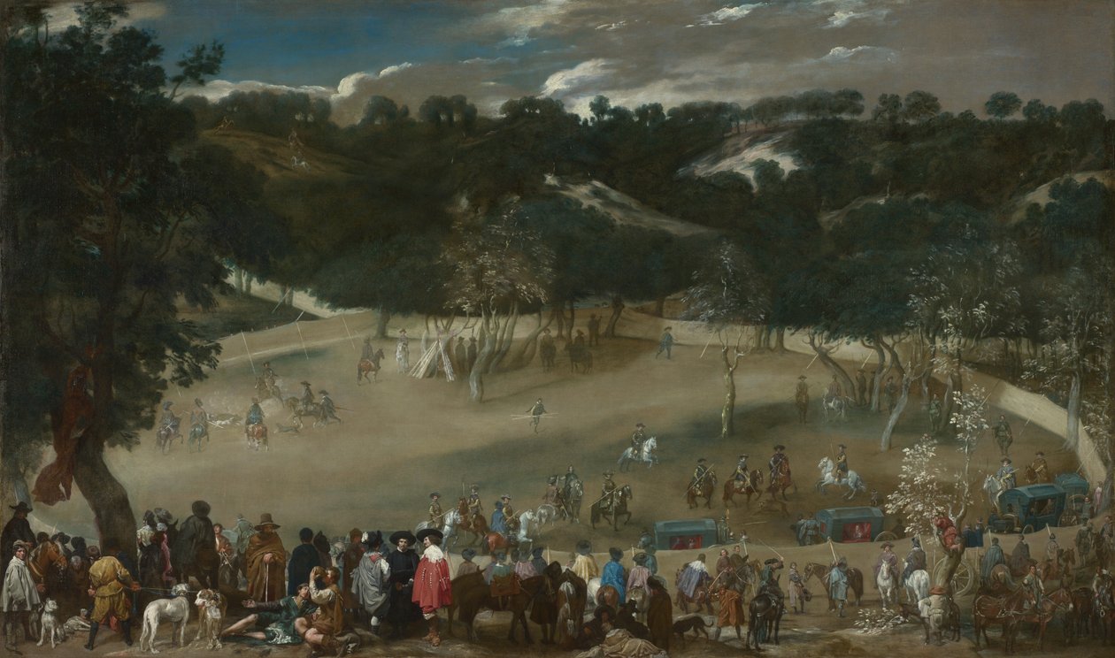 فيليب الرابع يصطاد Wild Boar La Tela Real ، ج. 1632-1637 بواسطة دييجو فيلاسكيز