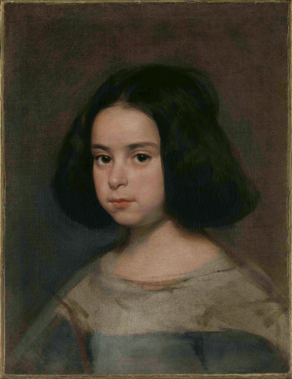 صورة لفتاة ، كاليفورنيا 1639-1641. بواسطة دييجو فيلاسكيز