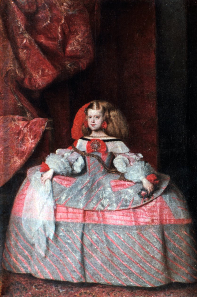 إنفانتا دون مارجريتا من النمسا ، c1660. بواسطة دييجو فيلاسكيز