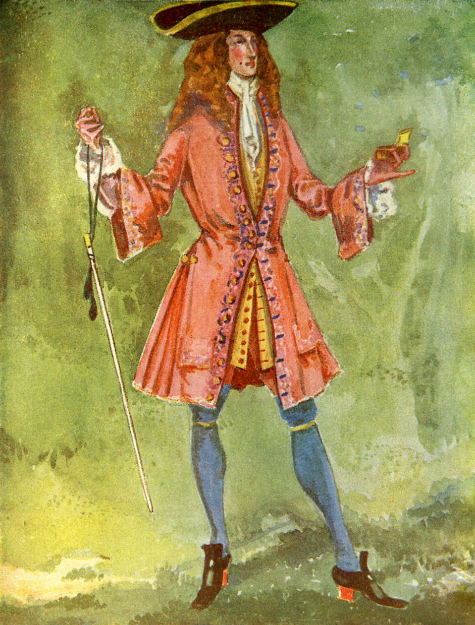 زي الرجل في عهد آن الأول (1702-1714) بواسطة ديون كلايتون كالثروب