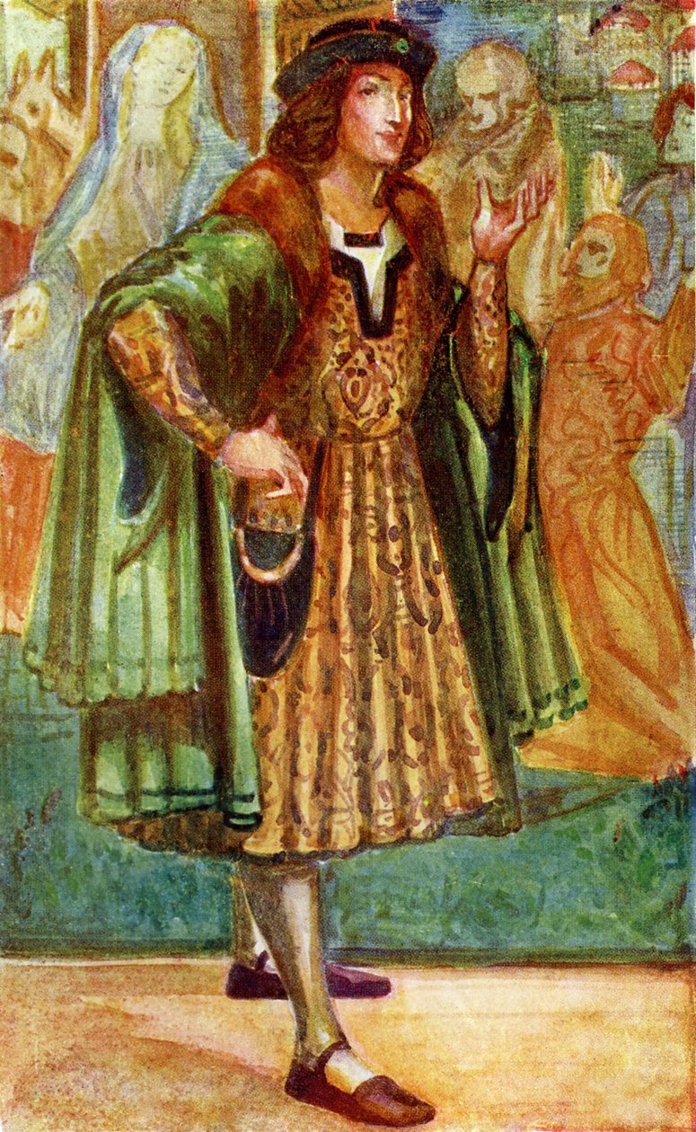زي الرجل في عهد ريتشارد الثالث (1483-1485) بواسطة ديون كلايتون كالثروب
