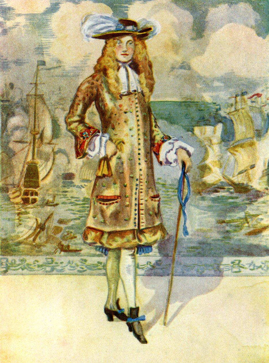 زي الرجل في عهد تشارلز الثاني (1660-1685) بواسطة ديون كلايتون كالثروب