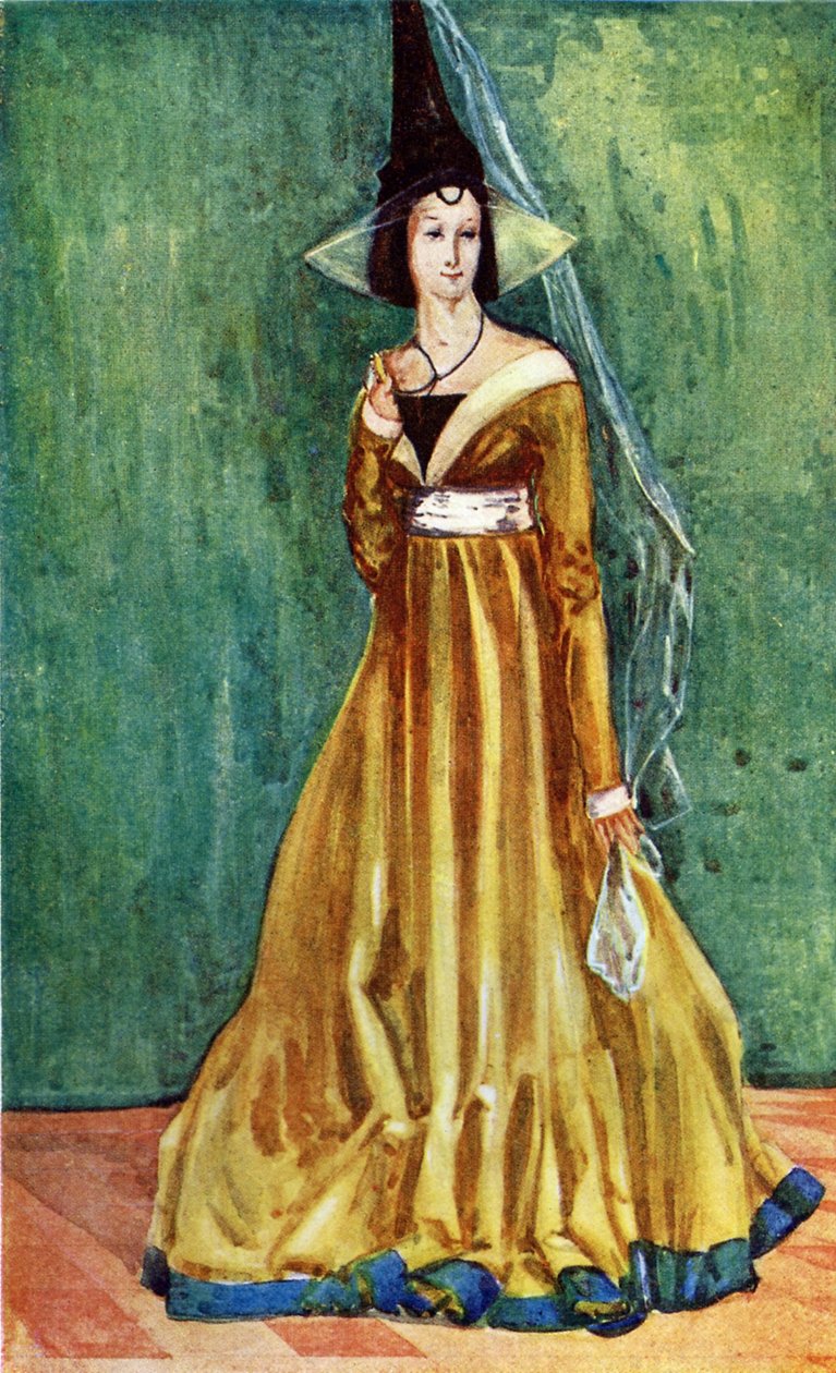 زي المرأة في عهد إدوارد الرابع (1461-1483) بواسطة ديون كلايتون كالثروب