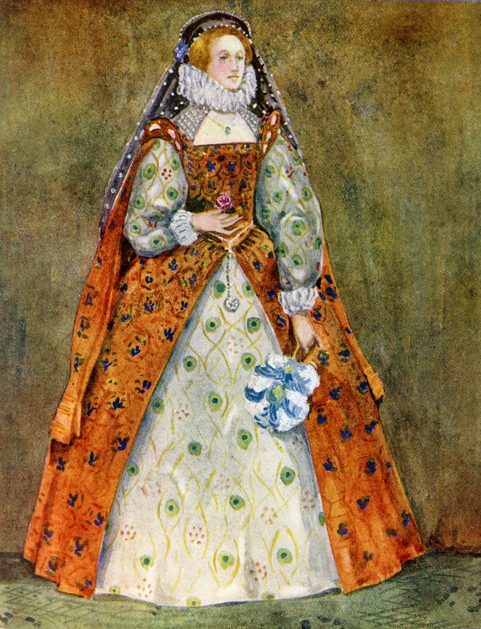 زي المرأة في عهد إليزابيث الأولى (1558-1603) بواسطة ديون كلايتون كالثروب