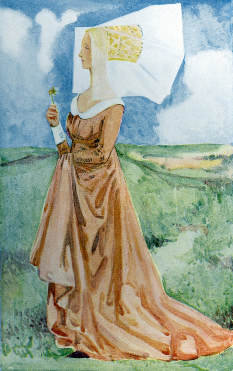 زي المرأة في عهد ريتشارد الثالث (1483-1485) بواسطة ديون كلايتون كالثروب
