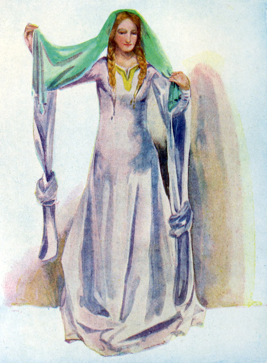 زي المرأة في عهد ستيفن (1135-1154) بواسطة ديون كلايتون كالثروب