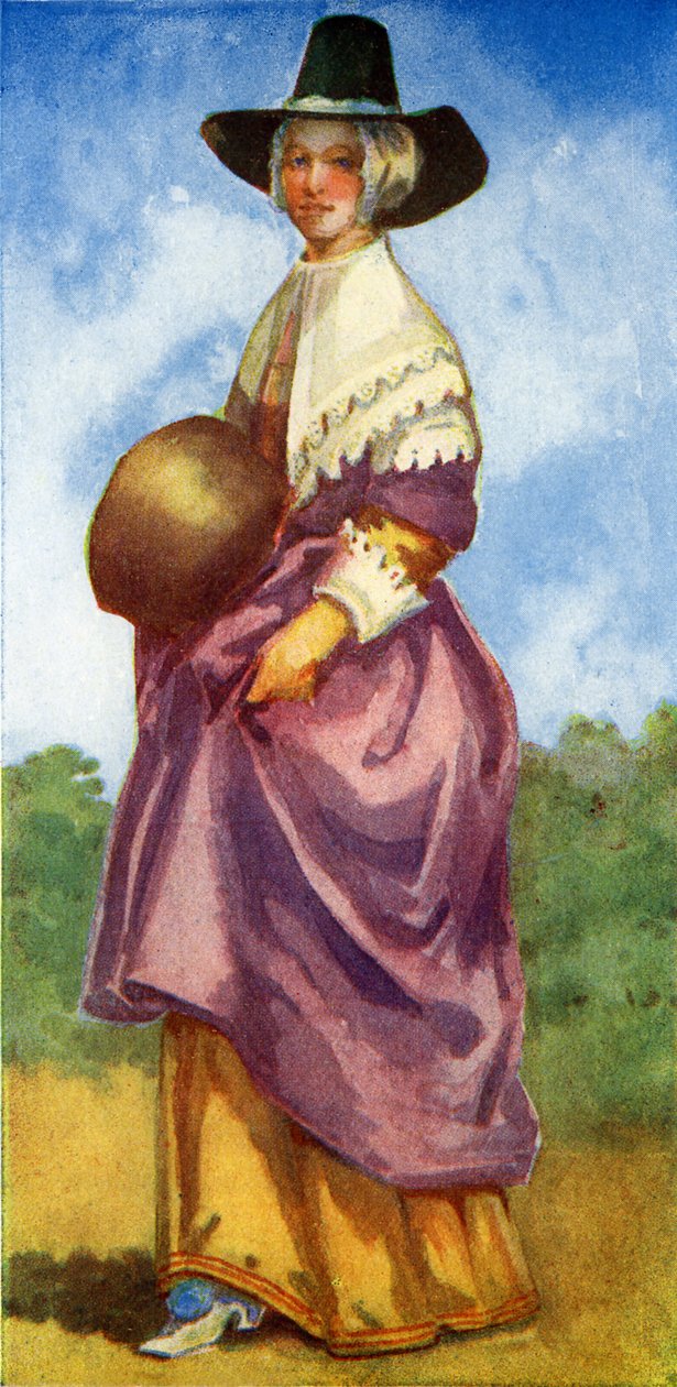 زي المرأة في عهد كرومويلز (1649-1660) بواسطة ديون كلايتون كالثروب