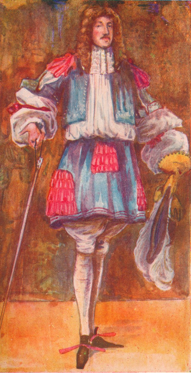 رجل زمن تشارلز الثاني ، 1907 بواسطة ديون كلايتون كالثروب
