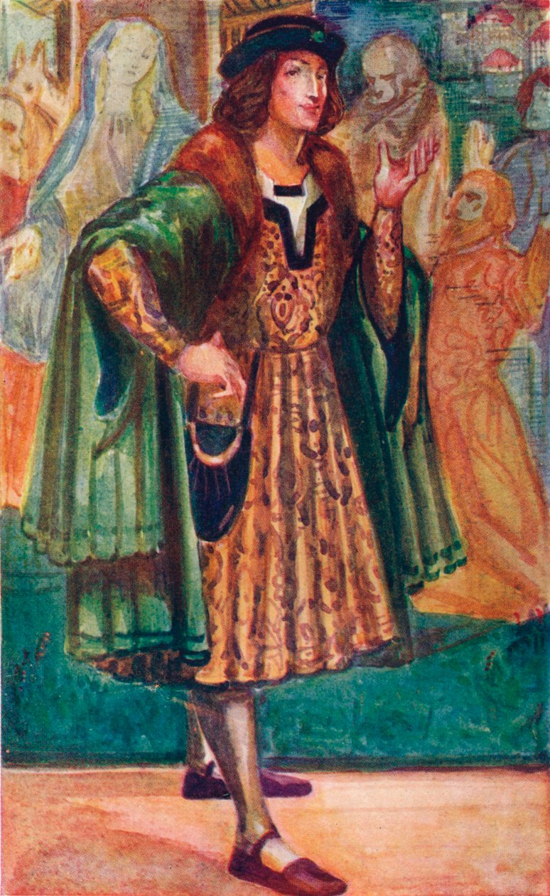 رجل عصر ريتشارد الثالث ، 1907 بواسطة ديون كلايتون كالثروب
