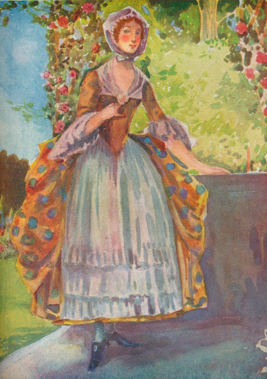 "امرأة من زمن جورج الثاني" ، 1907 بواسطة ديون كلايتون كالثروب