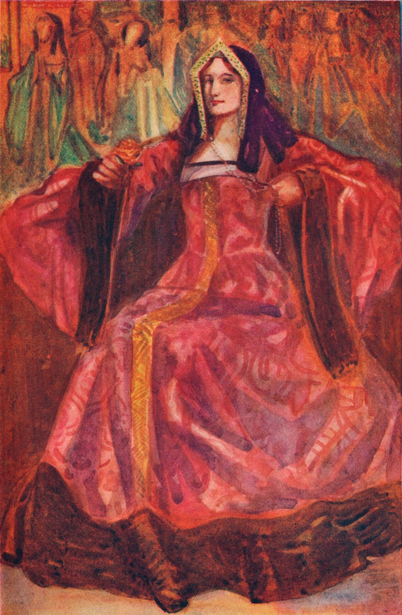 "امرأة من زمن هنري السابع" ، 1907 بواسطة ديون كلايتون كالثروب
