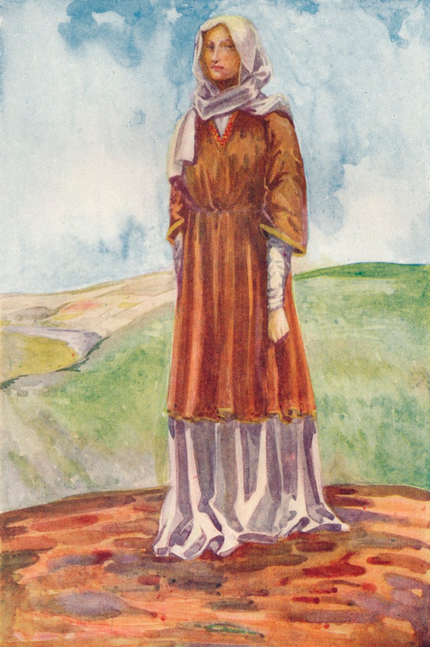 "امرأة من زمن ويليام الأول" ، 1907 بواسطة ديون كلايتون كالثروب