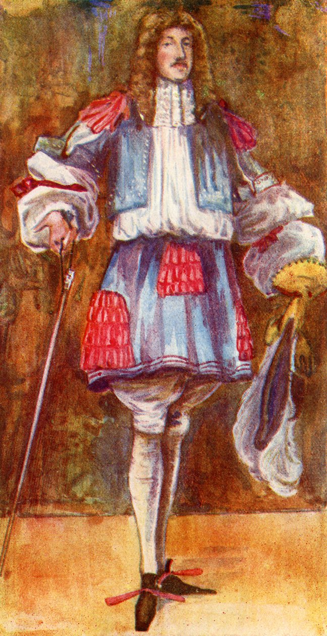 زي الرجل في عهد تشارلز الثاني (1660-1685) بواسطة ديون كلايتون كالثروب