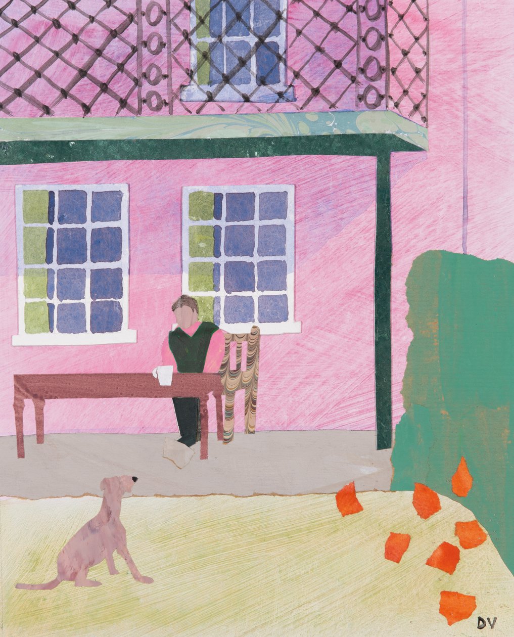 استراحة قهوة (ملصقة) بواسطة 