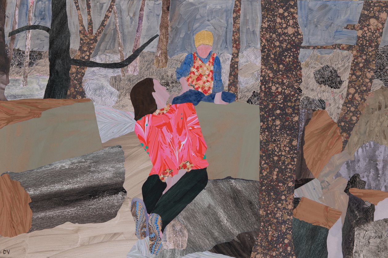 الأم والابن (براي وود) (ملصقة) بواسطة 