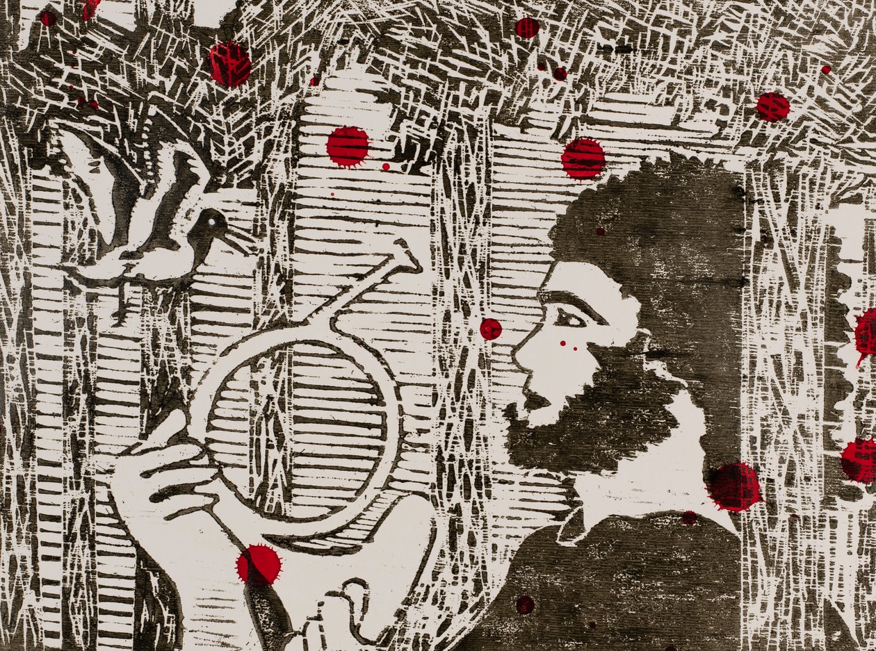 سيغفريد، الطيور الخشبية ودم التنين، دورة خاتم فاغنر (نقش خشبي) بواسطة 