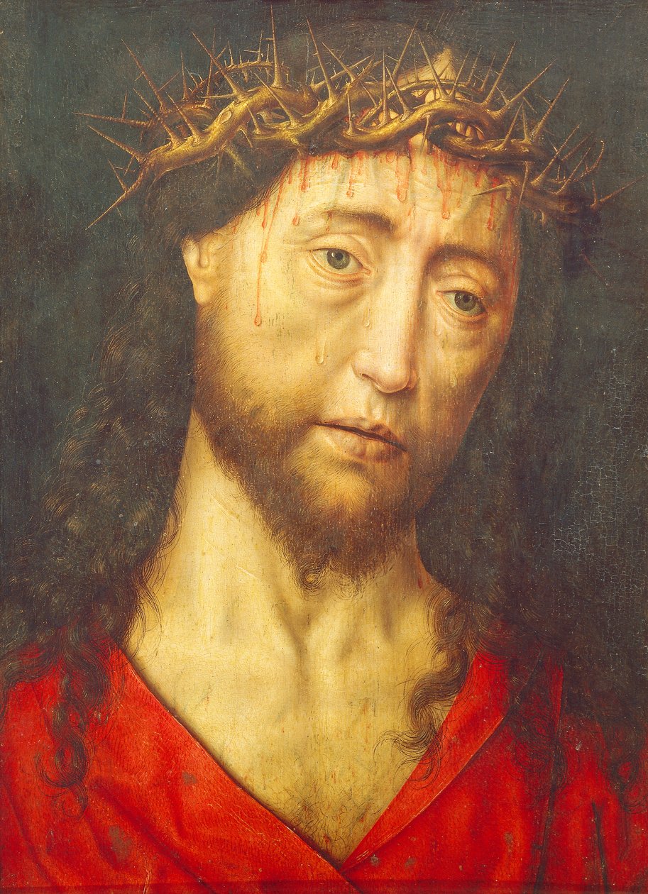 Head of Christ crowned with thorns, by Dieric Bouts Elder (circa 1415-1475) بواسطة ديرك بوتس