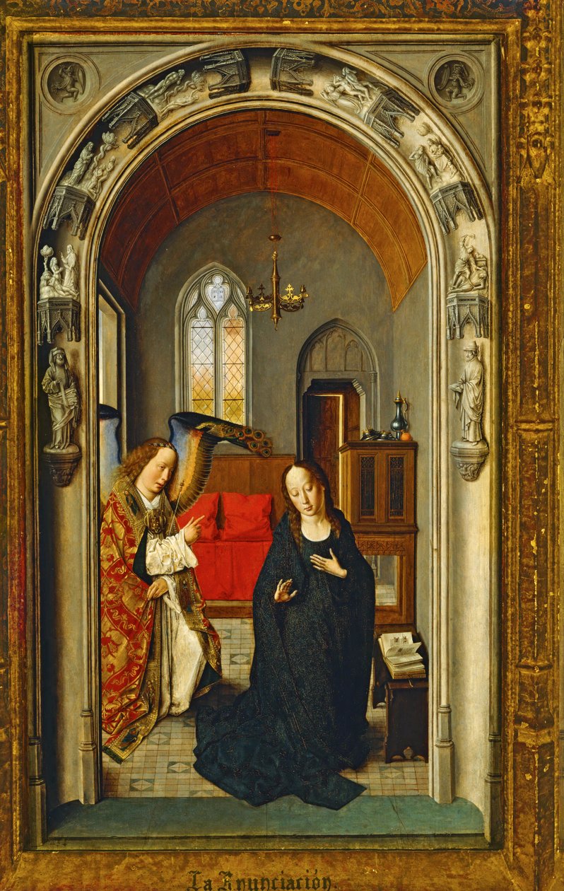 البشارة (لوحة على الخشب) بواسطة ديرك بوتس