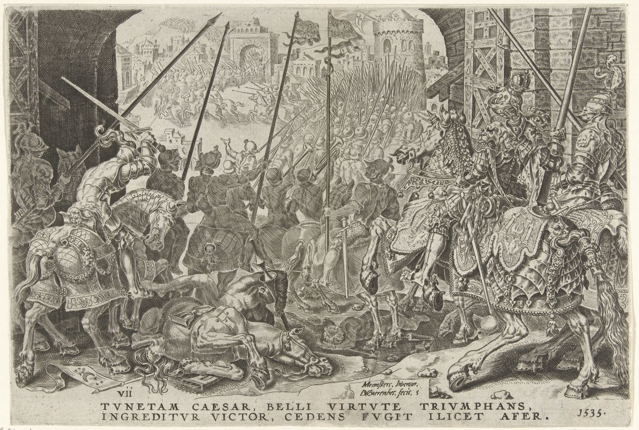 إنام فان تونس 1535 Overwinningen van Karel V (عنوان المسلسل) تشارلز العظيم V. عفريت. يختار، يقرر. الأعلى. النصر اهم العديد من (عنوان المسلسل). بواسطة ديرك فولكرتس. كورنهيرت