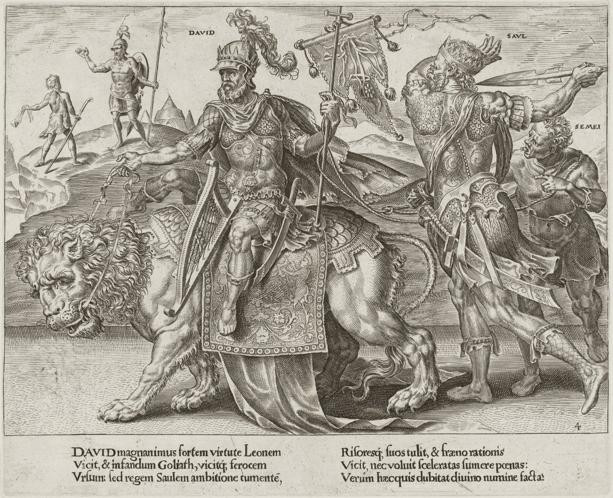 انتصار داود بواسطة ديرك فولكرتز كورنهرت بعد Maerten van Heemskerck
