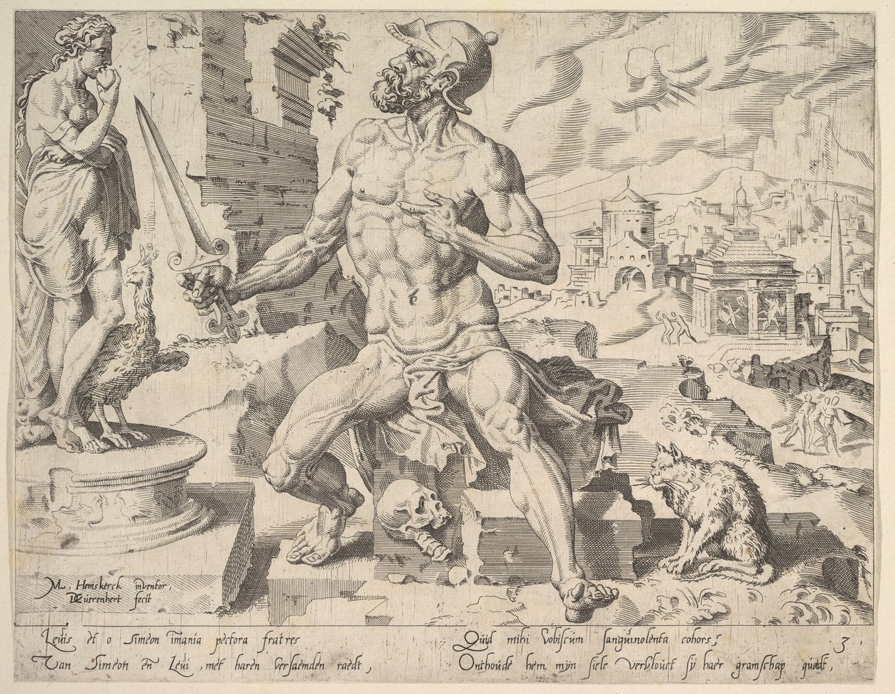سيميون ، من سلسلة The Twelve Patriarchs ، 1550. بواسطة ديرك فولكرتسين كورنهيرت