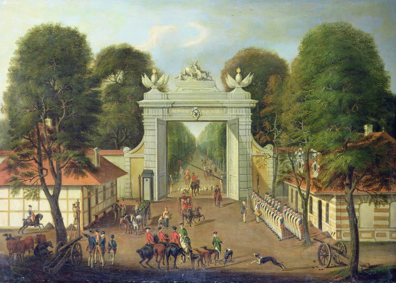 ترقب في Jaegertor ، بوتسدام ، c.1735 بواسطة سيف ديسمار