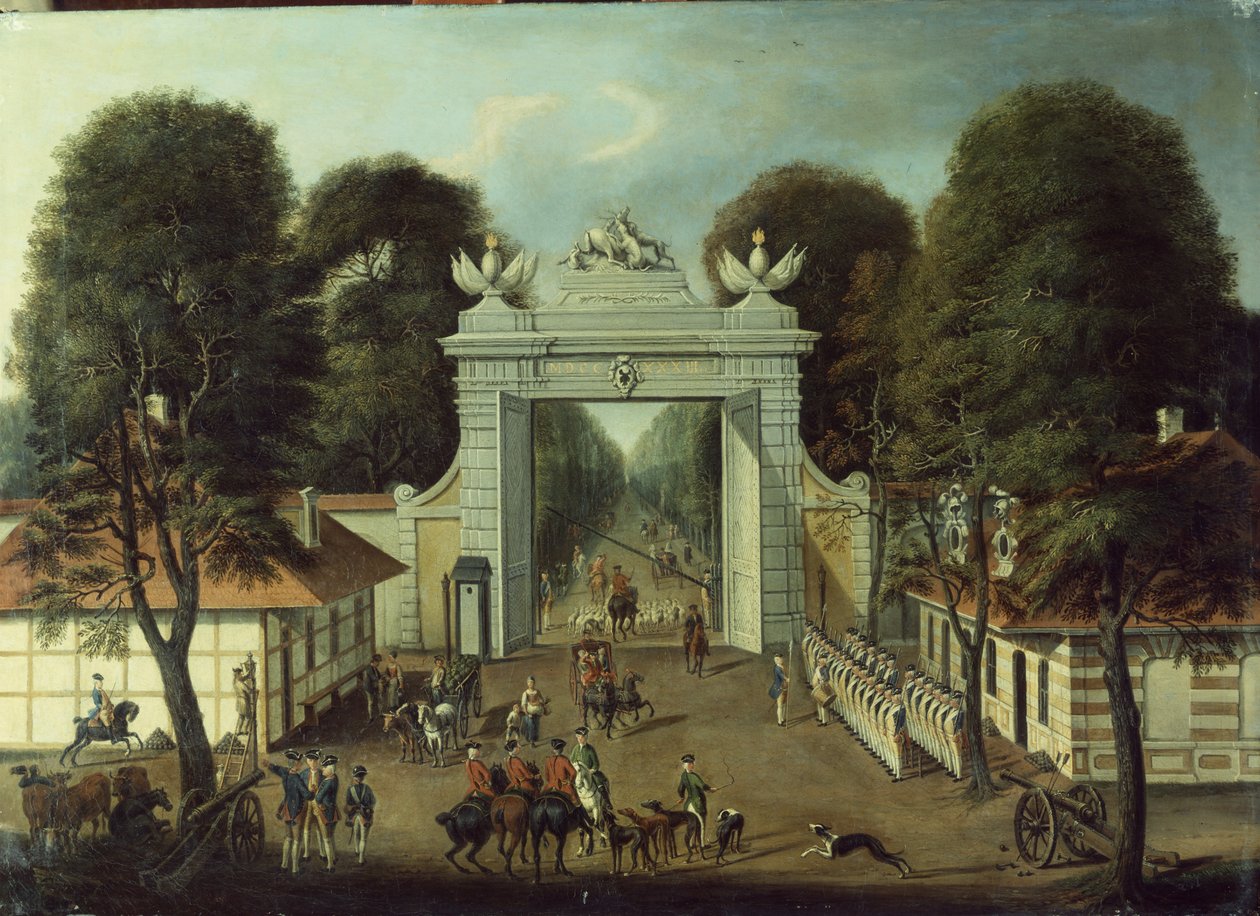 نزل الصيد في بوتسدام ، c.1735 بواسطة سيف ديسمار