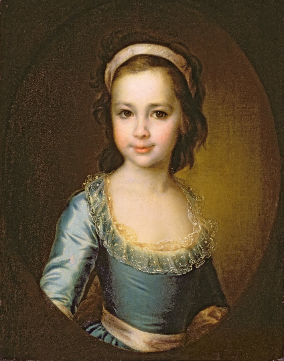 صورة للكونتيسة آنا أرتيمييفنا فورونتسوفا (1777-1836) 1780s بواسطة ديمتري غريغوريفيتش ليفيتسكي