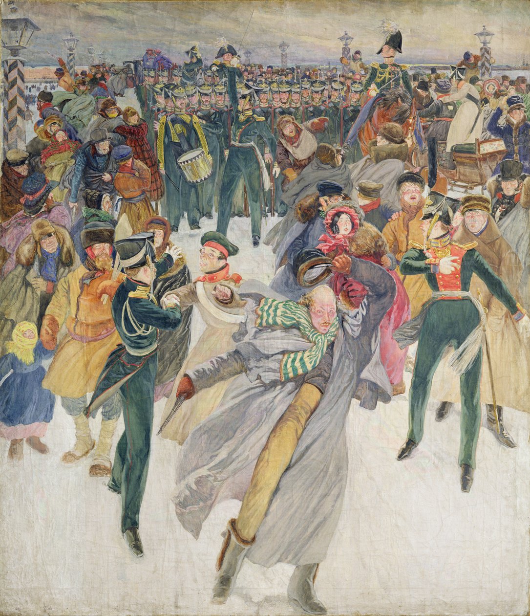 The Decembrist Revolt (درجة الحرارة على قماش) بواسطة دميتري نيكولايفيتش كاردوفسكي